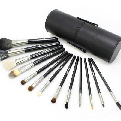 Kit Réplica Make me Up preto (13 pincéis)